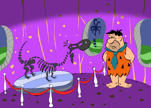 Cartoon: Fossil Gallery... (medium) by berk-olgun tagged fossil,gallery