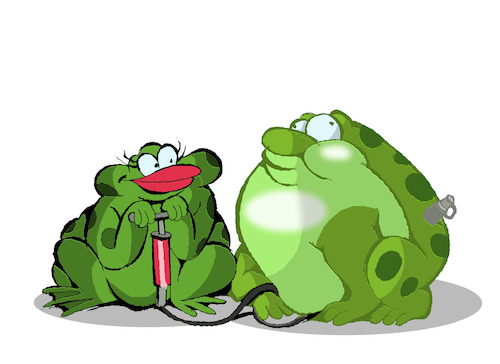 Cartoon: Frog... (medium) by berk-olgun tagged frog