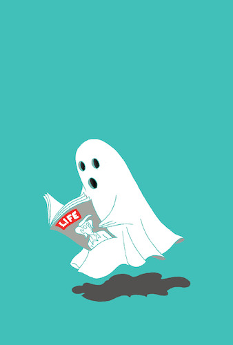 Cartoon: Ghost... (medium) by berk-olgun tagged ghost