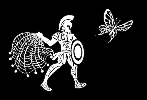 Cartoon: Gladiator... (medium) by berk-olgun tagged gladiator