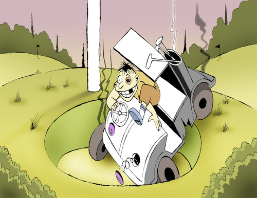 Cartoon: Happy Accident... (medium) by berk-olgun tagged happy,accident