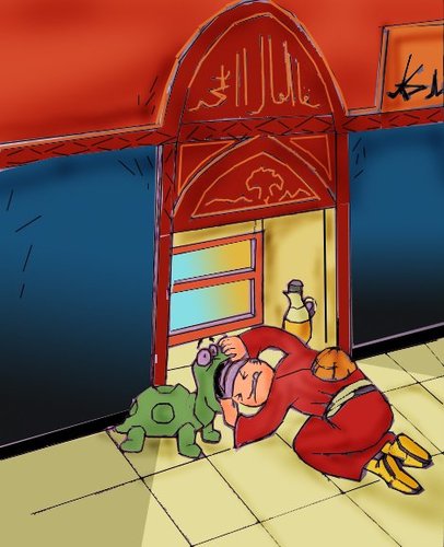 Cartoon: Kaplumbaga Terbiyecisi.. (medium) by berk-olgun tagged terbiyecisi,kaplumbaga