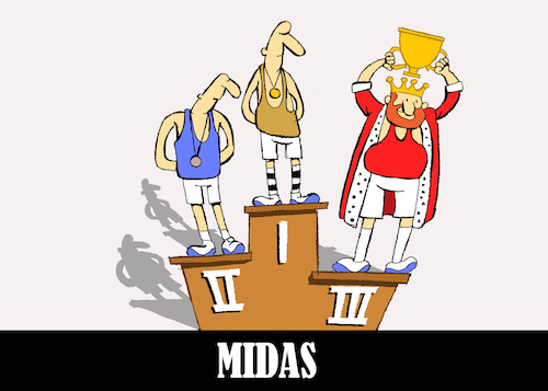 Cartoon: King Midas... (medium) by berk-olgun tagged king,midas