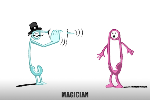 Cartoon: Magician... (medium) by berk-olgun tagged magician