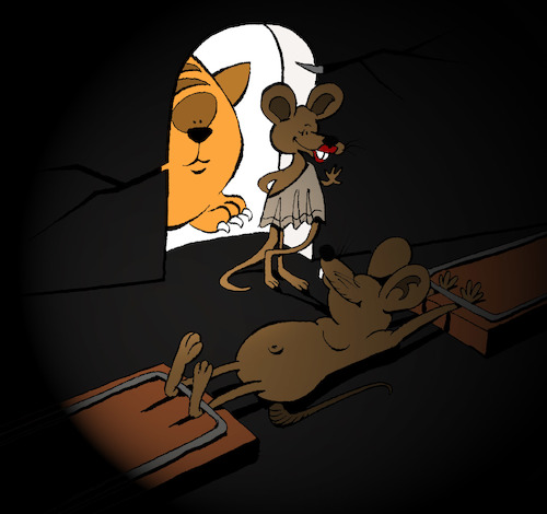 Cartoon: Mouse Trap... (medium) by berk-olgun tagged mouse,trap