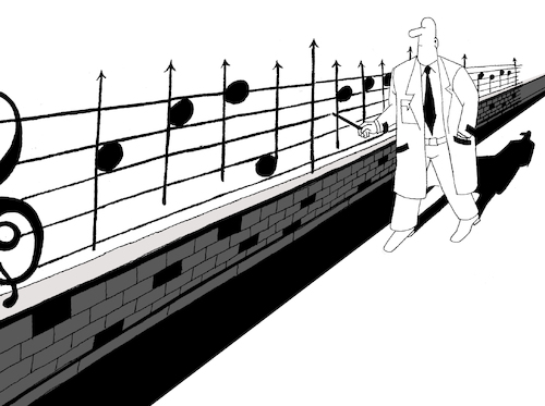 Cartoon: Musician... (medium) by berk-olgun tagged musician