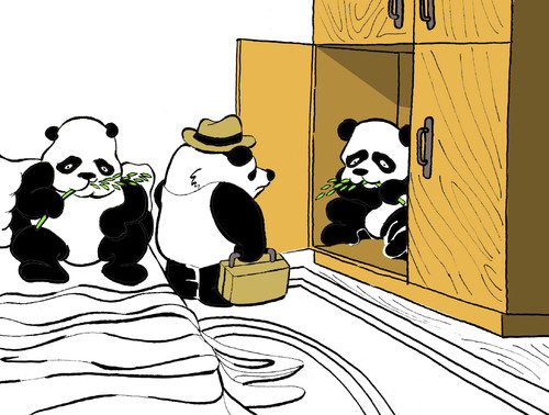 Cartoon: Panda... (medium) by berk-olgun tagged panda