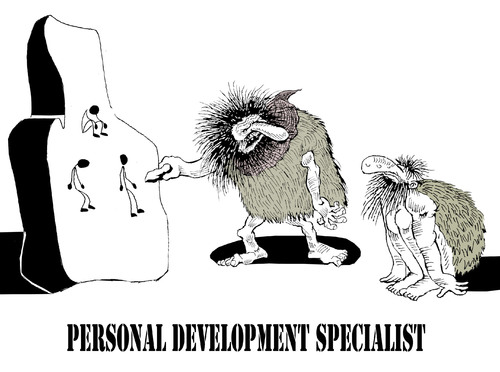 Cartoon: PERSONAL DEVELOPMENT SPECIALIST (medium) by berk-olgun tagged personal,development,specialist