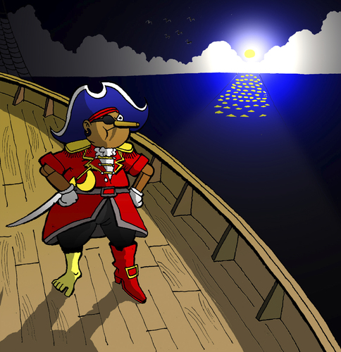 Cartoon: Pirate Pinocchio... (medium) by berk-olgun tagged pirate,pinocchio