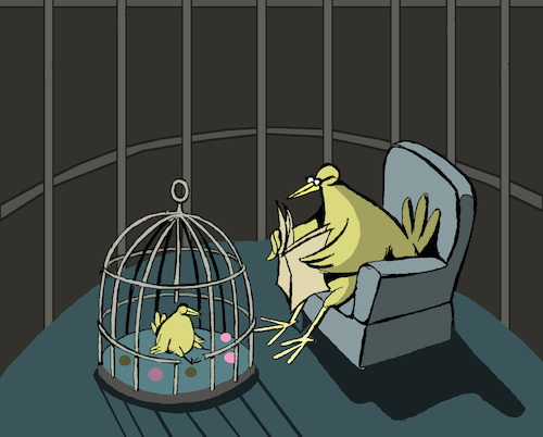 Cartoon: Playpen... (medium) by berk-olgun tagged playpen