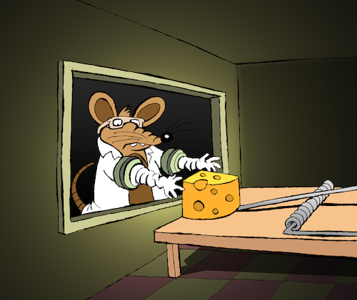 Cartoon: Radiation Mouse... (medium) by berk-olgun tagged radiation,mouse