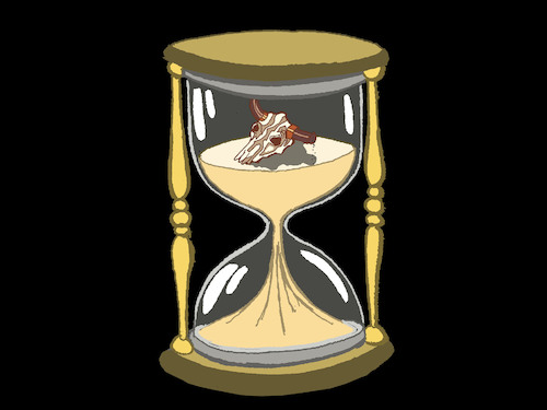 Cartoon: Sand Clock... (medium) by berk-olgun tagged sand,clock