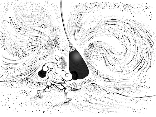 Cartoon: Sandstorm... (medium) by berk-olgun tagged sandstorm