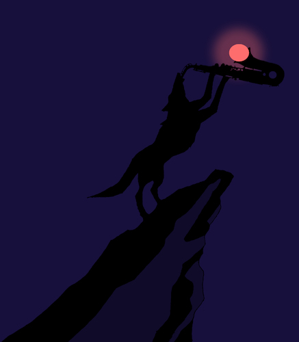 Cartoon: Saxophone ... (medium) by berk-olgun tagged saxophone
