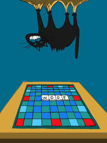 Cartoon: Scrabble... (medium) by berk-olgun tagged scrabble