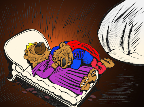Cartoon: Sleeping Beauty... (medium) by berk-olgun tagged sleeping,beauty