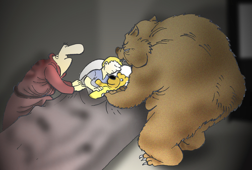 Cartoon: Teddy Bear.. (medium) by berk-olgun tagged bear,teddy
