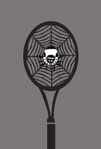 Cartoon: Tennis Player... (medium) by berk-olgun tagged tennis,player