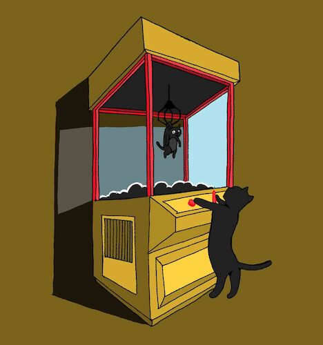 Cartoon: The Cat... (medium) by berk-olgun tagged the,cat