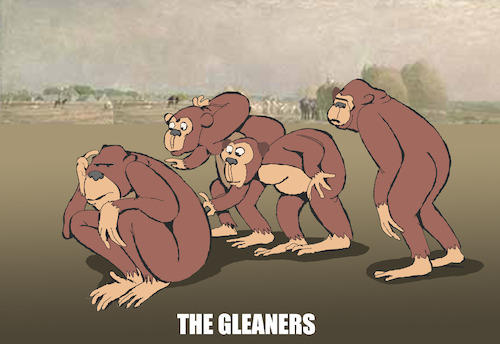 Cartoon: The Gleaners... (medium) by berk-olgun tagged the,gleaners