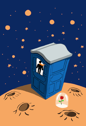 Cartoon: The Little Prince... (medium) by berk-olgun tagged the,little,prince