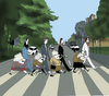 Cartoon: Abbey Road.. (small) by berk-olgun tagged abbey road beatles