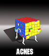 Cartoon: Acnes... (small) by berk-olgun tagged acnes