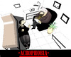 Cartoon: ACROPHOBIA... (small) by berk-olgun tagged acrophobia