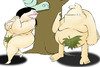 Cartoon: Adam and Eve... (small) by berk-olgun tagged adam,and,eve