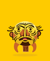 Cartoon: African Emoji Mask... (small) by berk-olgun tagged african