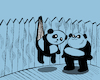 Cartoon: Bully Panda... (small) by berk-olgun tagged bully,panda