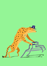 Cartoon: Cheetah... (small) by berk-olgun tagged cheetah