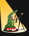 Cartoon: Circus Alligator... (small) by berk-olgun tagged circus,alligator