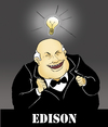 Cartoon: EDISON... (small) by berk-olgun tagged edison