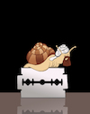 Cartoon: Fakir Snail... (small) by berk-olgun tagged fakir,snail