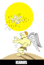Cartoon: Icarus... (small) by berk-olgun tagged icarus
