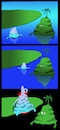 Cartoon: Island and Iceberg... (small) by berk-olgun tagged island,and,iceberg