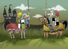 Cartoon: KnightFight... (small) by berk-olgun tagged knightfight