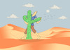 Cartoon: Mirage... (small) by berk-olgun tagged mirage