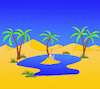 Cartoon: Oasis... (small) by berk-olgun tagged oasis