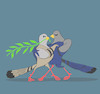 Cartoon: Pigeon Tango... (small) by berk-olgun tagged pigeon,tango
