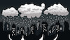 Cartoon: Raining cats and dogs... (small) by berk-olgun tagged raining,cats,and,dogs