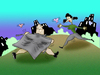Cartoon: Romanticism with the Flasher.. (small) by berk-olgun tagged romanticism