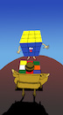 Cartoon: Rubiks Cube... (small) by berk-olgun tagged rubiks,cube