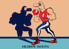Cartoon: Shadow Boxing... (small) by berk-olgun tagged shadow,boxing