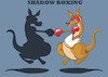 Cartoon: Shadow Boxing... (small) by berk-olgun tagged shadow,boxing