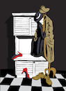 Cartoon: Shoes Cabinet... (small) by berk-olgun tagged shoes,cabinet