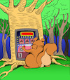 Cartoon: Squirrel Casino... (small) by berk-olgun tagged squirrel,casino