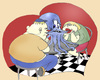 Cartoon: The Obese Lovers.. (small) by berk-olgun tagged obese