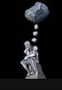 Cartoon: The Thinker... (small) by berk-olgun tagged the,thinker